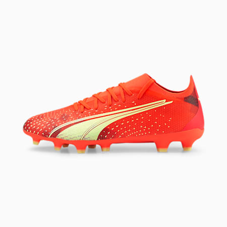 Ultra Match FG/AG Football Boots Men, Fiery Coral-Fizzy Light-Puma Black, small-SEA