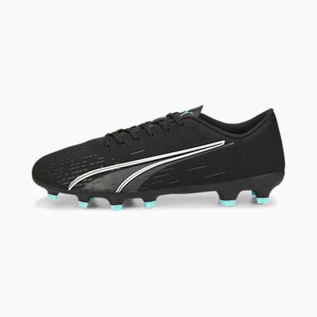 ULTRA PLAY FG/AG Men's Football Boots, Puma Black-Puma White-Elektro Aqua, small-AUS