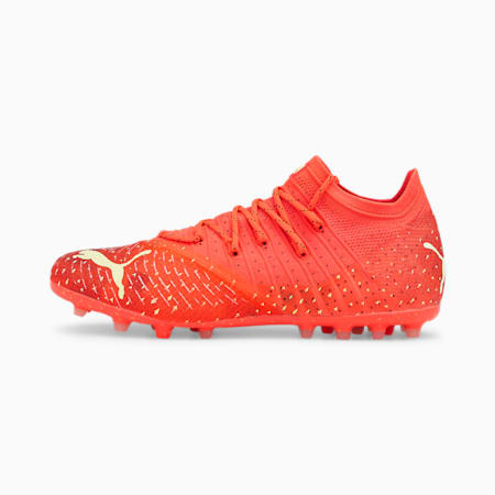 Męskie buty piłkarskie FUTURE 1.4 MG, Fiery Coral-Fizzy Light-Puma Black-Salmon, small