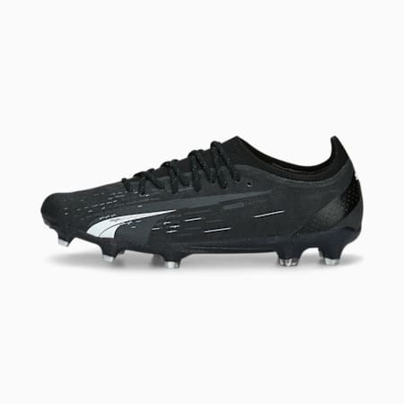 ULTRA ULTIMATE FG/AG Unisex Football Boots, PUMA Black-PUMA White, small-AUS