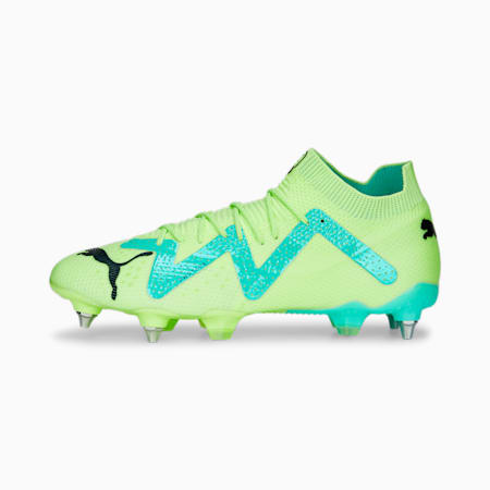 FUTURE ULTIMATE MxSG Football Boots, Fast Yellow-PUMA Black-Electric Peppermint, small