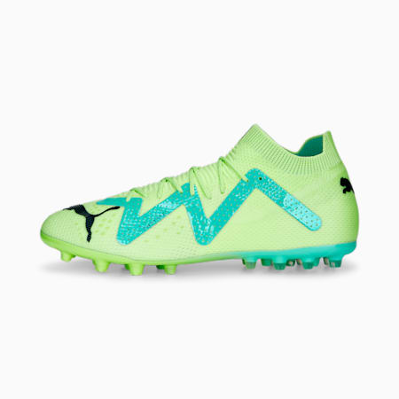 FUTURE ULTIMATE MG Football Boots, Fast Yellow-PUMA Black-Electric Peppermint, small-DFA