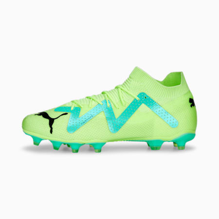 FUTURE Pro FG/AG Football Boots, Fast Yellow-PUMA Black-Electric Peppermint, small