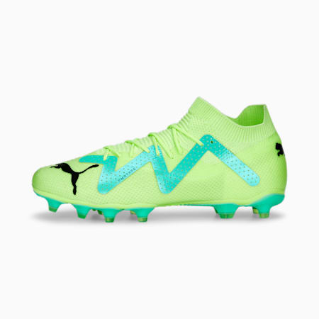 FUTURE Pro FG/AG Football Boots, Fast Yellow-PUMA Black-Electric Peppermint, small-THA