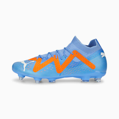 Scarpe da calcio FUTURE Match MxSG, Blue Glimmer-PUMA White-Ultra Orange, small