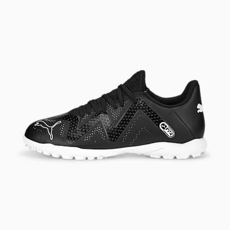 حذاء كرة قدم للشباب FUTURE Play TT, PUMA Black-PUMA White, small-DFA