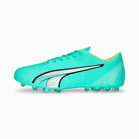 ULTRA Play MG Football Boots Men, Electric Peppermint-PUMA White-Fast Yellow, small-DFA