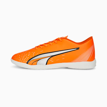 Chaussures de football ULTRA Play IT, Ultra Orange-PUMA White-Blue Glimmer, small