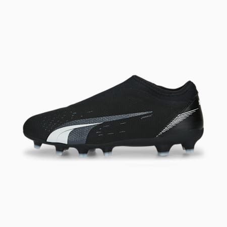 Chaussures de football ULTRA Match LL Enfant et Adolescent, PUMA Black-PUMA White, small