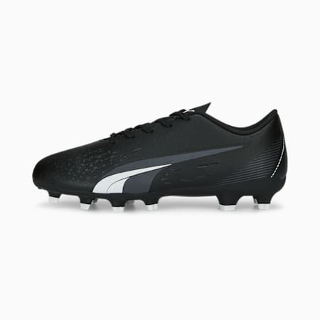 ULTRA Play FG/AG Unisex Football Boots - Youth 8-16 years, PUMA Black-PUMA White, small-AUS