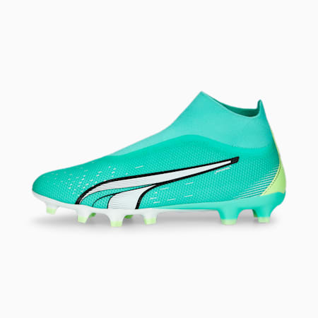 ULTRA Match+ LL FG/AG Football Boots Men, Electric Peppermint-PUMA White-Fast Yellow, small