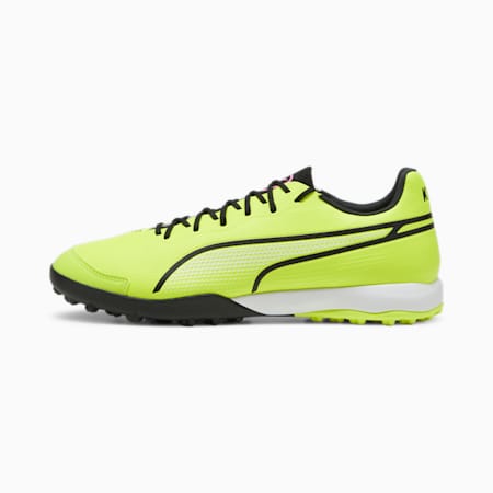 KING PRO TT voetbalschoenen, Electric Lime-PUMA Black-Poison Pink, small