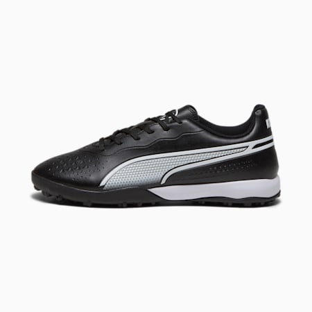 KING MATCH TT Unisex Football Boots, PUMA Black-PUMA White, small-AUS