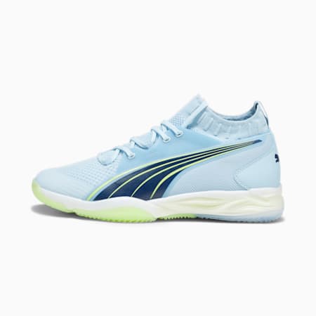 Scarpe da pallamano Eliminate NITRO SQD, Silver Sky-Fast Yellow-Persian Blue-PUMA White, small