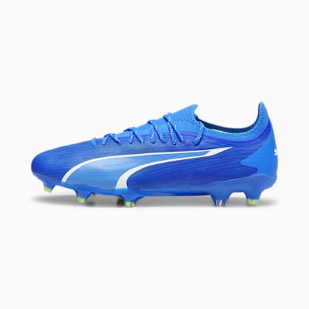 ULTRA ULTIMATE FG/AG Football Boots, Ultra Blue-PUMA White-Pro Green, small-SEA