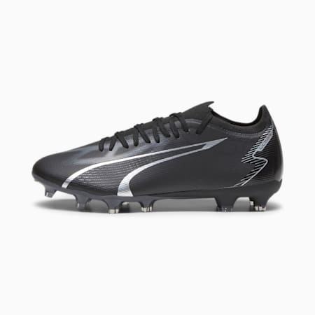 ULTRA MATCH FG/AG Unisex Football Boots, PUMA Black-Asphalt, small-AUS