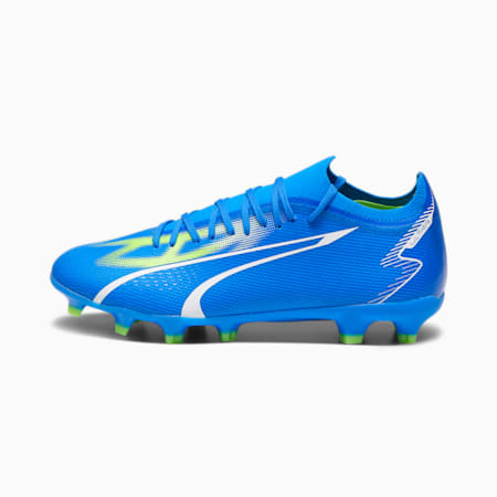 ULTRA MATCH FG/AG Football Boots, Ultra Blue-PUMA White-Pro Green, small-AUS