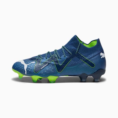 Damskie buty piłkarskie FUTURE ULTIMATE FG/AG, Persian Blue-PUMA White-Pro Green, small