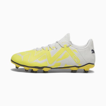 รองเท้าฟุตบอลผู้ชาย FUTURE PLAY FG/AG, Sedate Gray-Asphalt-Yellow Blaze, small-THA