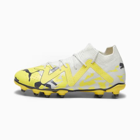 FUTURE MATCH FG/AG Football Boots - Youth 8-16 years, Sedate Gray-Asphalt-Yellow Blaze, small-AUS