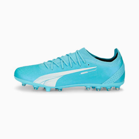 ULTRA ULTIMATE TRICKS MG Football Boots, Sunset Pink-Hero Blue-PUMA White, small