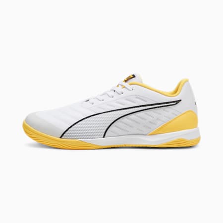 รองเท้าฟุตซอล IBERO IV, PUMA White-PUMA Black-Sun Stream, small-THA