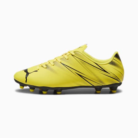 Sepatu Bola ATTACANTO FG/AG Football, Yellow Blaze-PUMA Black, small-IDN