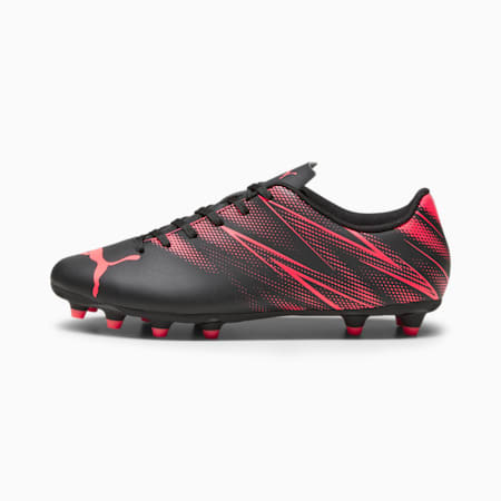 ATTACANTO FG/AG Football Boots, PUMA Black-Fire Orchid, small-IDN