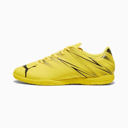 ATTACANTO IT Football Boots, Yellow Blaze-PUMA Black, small-SEA