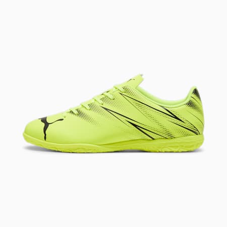 ATTACANTO IT Football Boots, Electric Lime-PUMA Black, small-IDN