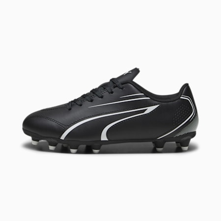 VITORIA FG/AG Football Boots - Youth 8-16 years, PUMA Black-PUMA White, small-AUS