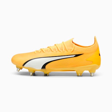 Botas de fútbol ULTRA ULTIMATE MxSG para hombre, Yellow Blaze-PUMA White-PUMA Black, small