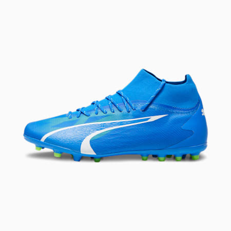 ULTRA PRO MG Men's Football Boots, Ultra Blue-PUMA White-Pro Green, small