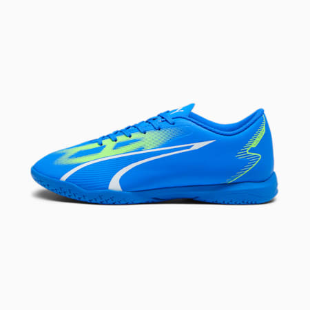 ULTRA PLAY IT Men's Football Boots, Ultra Blue-PUMA White-Pro Green, small-AUS