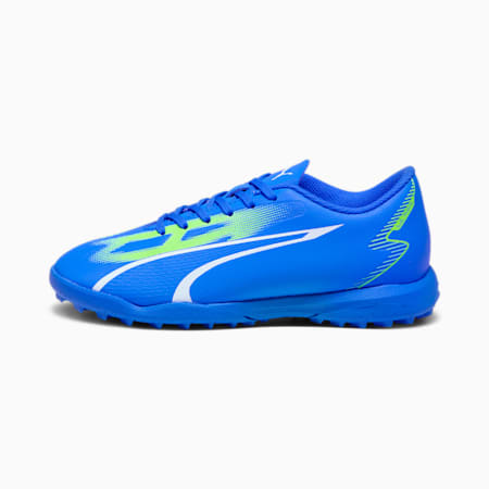 ULTRA PLAY TT Youth Football Boots, Ultra Blue-PUMA White-Pro Green, small