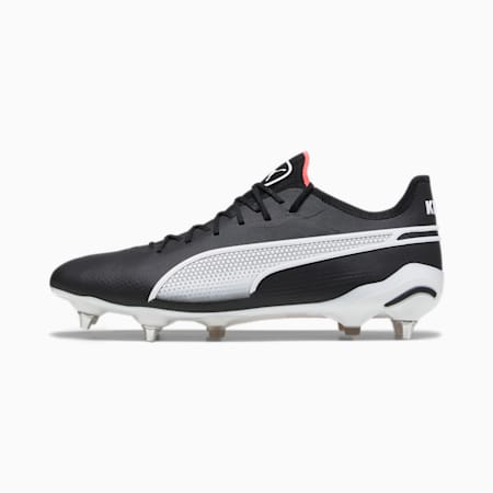 KING ULTIMATE MxSG Football Boots, PUMA Black-PUMA White-Fire Orchid, small