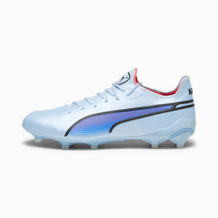 KING ULTIMATE FG/AG Football Boots, Silver Sky-PUMA Black-Fire Orchid, small-SEA