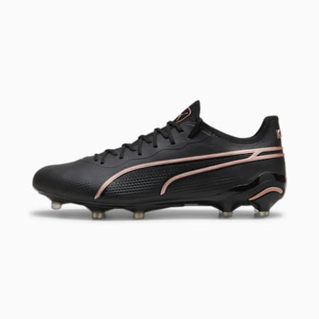 KING ULTIMATE FG/AG Unisex Football Boots, PUMA Black-Copper Rose, small-AUS