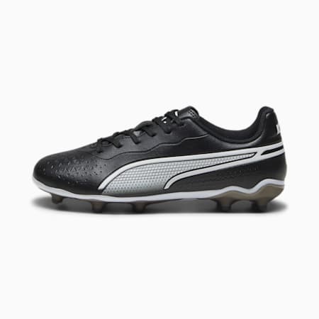 KING MATCH FG/AG voetbalschoenen voor jongeren, PUMA Black-PUMA White, small