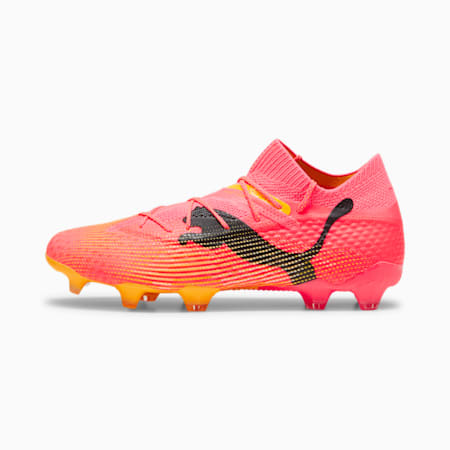 Chaussures de football FUTURE 7 ULTIMATE FG/AG, Sunset Glow-PUMA Black-Sun Stream, small-DFA