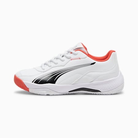 Młodzieżowe buty do padla NOVA Smash, PUMA White-PUMA Black-Active Red, small