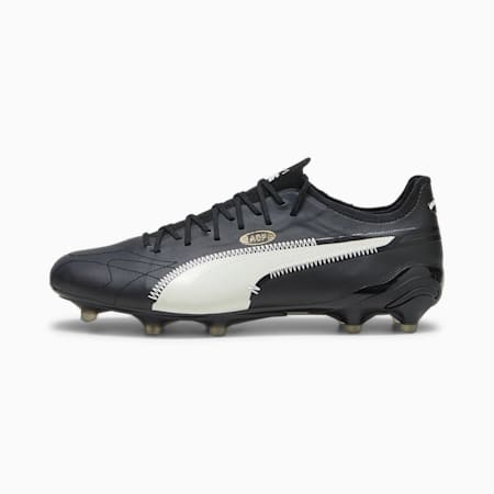 KING ULTIMATE ART OF FOOTBALL FG/AG Football Boots, PUMA Black-Alpine Snow-PUMA Gold-PUMA White, small