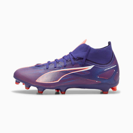 ULTRA 5 MATCH+ FG/AG Football Boots, Lapis Lazuli-PUMA White-Sunset Glow, small