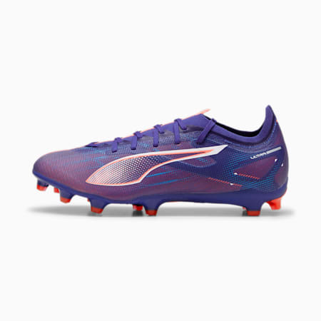 ULTRA 5 MATCH FG/AG Unisex Football Boots, Lapis Lazuli-PUMA White-Sunset Glow, small-AUS
