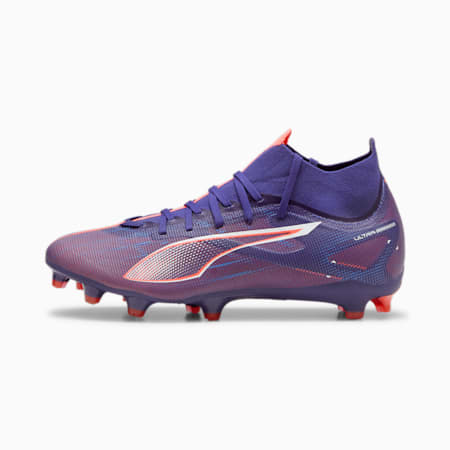 ULTRA 5 MATCH+ FG/AG voetbalschoenen voor dames, Lapis Lazuli-PUMA White-Sunset Glow, small