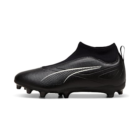 ULTRA 5 MATCH+ FG/AG Fußballschuhe ohne Schnürung Teenager, PUMA Black-PUMA White, small