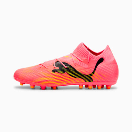 FUTURE 7 PRO MG Football Boots, Sunset Glow-PUMA Black-Sun Stream, small