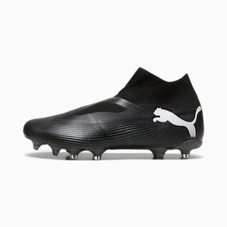 FUTURE 7 MATCH FG/AG Laceless Football Boots, PUMA Black-PUMA White, small