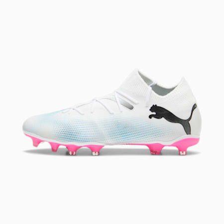 รองเท้าฟุตบอล FUTURE 7 Match FG/AG, PUMA White-PUMA Black-Poison Pink, small-THA