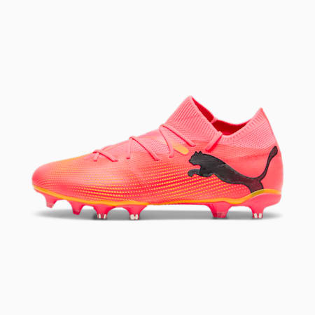 FUTURE 7 MATCH FG/AG Football Boots, Sunset Glow-PUMA Black-Sun Stream, small